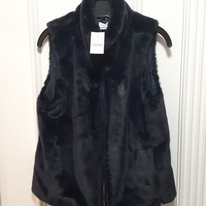 NWT Jcrew faux fur vest